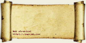 Mia Tankosić vizit kartica